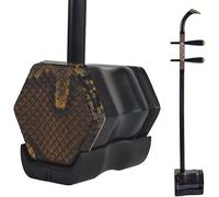 Black Sandalwood Erhu, Two Stringed Chinese Violin Fiddle, Traditional National Music Instruments, With Free Accessories And Case, For Beginner Entry Level