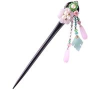 Black Sandalwood Hairpin Ancient Style Pearl Tassel Ancient Costume High-end Headwear