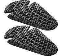 Black SAS-TEC SC-1/KCB2air Level 2 UKCA and CE Approved Motorcycle Elbow/Hip/Knee/Shoulder Vented Armour Inserts (Pair)