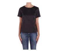 Black Satin Jumper with Button Closure - female - Weekend Max Mara - Blouses - Black - L - Blouses & Shirts L