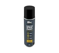 Black Satin Metal Aerosol Spray Paint (250 ml) 1 Piece - Fast Drying, Perfect for Home Projects, Exterior & Interior Applications