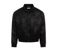 Black Satin Teddy Jacket - male - Saint Laurent - Light Jackets - Black - M - Jackets M
