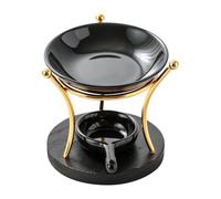 Black Scent Burners Ceramics Holder For Home Decoration For Luxurious Indoor Environment Aromatherapys Diffuser
