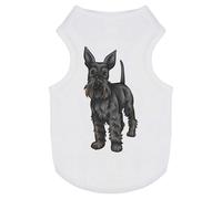 'Black Schnauzer' Pet Dog/Cat T-Shirt (PT00091394)