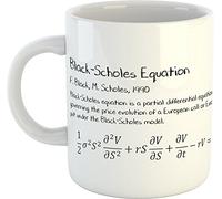 Black-Scholes Equation Mug - Bone China - 300ml - Dishwasher and Microwave Safe