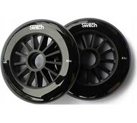 Black Scooter Wheels 110 mm x 24 mm 83A Stunt Scooter Wheels Switch