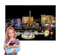 Black Scrap Paper for Kids - Sheets in the City, Creative Scrap Paper Set | DIY Crafts, Drawing Board, Doodle Blocks, Com-Gift