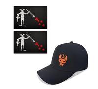 Black Seal Team Six Baseball Cap Flexible Fit Tactical Seals Hat+Patch (6,L)
