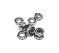 Black Sealed MF148RS Flange Ball Bearings 8x14x4mm 10PCS ABEC7 Bearing Parts For Hobby RC Car Truck MF148-2RS