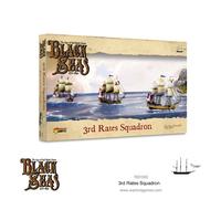 Black Seas The Age of Sail 3rd Rates Squadron for Black Seas Table Top Ship Comb