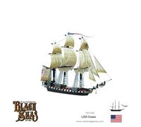 Warlord Games USS Essex 1/700 Scale Miniature for Black Seas Highly Detailed Age of Sail Era Miniatures for Table-top Wargaming
