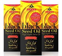 Black Seed Oil 300ml (3x100ml) - 6X% TQ - Max Strength - Certified Cold-Pressed Virgin Quality - Rich in Omega 3 6 & 9 - Vegan Friendly - Est.1995