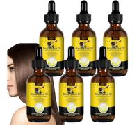Black Seed Oil Cold Pressed - 100% Pure & Natural Wonder Growth Oil for Hair & Skin, Antioxidant-Rich Vegan Hair Growth to Nourish Scalp, Support Stronger Shinier Hair, Hydrate & Smooth Skin (6pcs)
