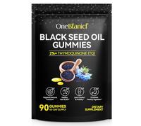 Black Seed Oil Gummies-90 Gummies Organic Black Seed Supplement with 2% Thymoquinone- Cold-Pressed Capsules High Strength for Overall Well-Being- GMO & Gluten Free