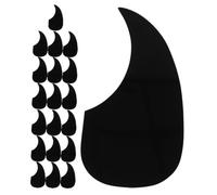Black Self Adhesive Acoustic Guitar Pickguard 20pcs Teardrop | Plastic Protection Plate, Tear Resistant and Wear Resistant Finish, for Professional Players and Beginners