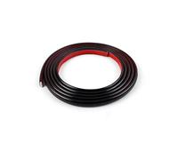 Black Self-Adhesive PVC Tile Edging Strip Flexible Backsplash Floor Edge Moulding Trim,Vinyl Laminate Beading,Liner for Corner,Peel and Stick Caulk Decorative for Furniture Mirror,Panel,Wall,3 Meters