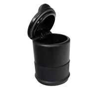 Black Self Extinguishing Ashtray Portable Travel Home Car Auto Holder