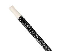 Black Sequin Dance Stick (Pack of 1) - Dazzling Design, Perfect Props for Stage Performances, Costume Parties, & Photo Booth Fun Halloween, World Book Day