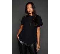 Black Sequin Insert T-shirt Principles Black 10