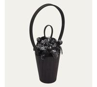 Black Sequin Lily Basket Bag Black Sequin Lily Basket Bag