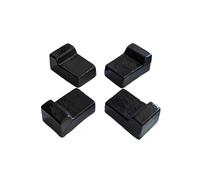 (Black) Set of Ceramic Feets/Legs For Barbecue, 4 pcs