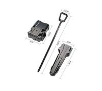 (Black Set) X Beyblade Series Spin Manual Launcher For Kids Hobbyists Gifts Durable Toy