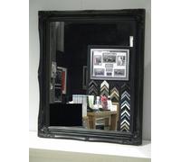 BLACK Shabby Chic Antique Style Rectangular Poster PICTURE FRAME - Glass Size: 16 inches x 20 inches (40cm x 50cm)