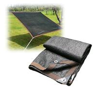 Black Shade Cloth 5x10m | Breathable Sunshade for Garden Decor | for Fences, Patios, Porches, Camping | UV Resistant, Dustproof Outdoor Fabric