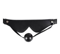 black Shade & Hush Black Blindfold With Ball Gag