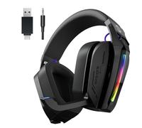 Black Shark Goblin X8 Wireless Gaming Headset for PC, PS, Switch, Bluetooth 6.0 Gaming Headphones with Noise Cancelling Microphone and 40 Hours Battery, Black