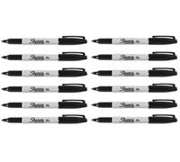 Black Sharpie Fine Point Tip Permanent Marker Pens 1,2,3,4,5,6,8,10,12,24,50,100