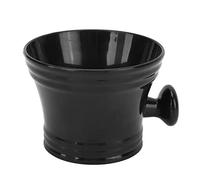 Black Shaving Soap Bowl with Handle,Plastic Shave Soap Mug Multipurpose Shaving Soap Cup for Barbershop Home Travel for Men
