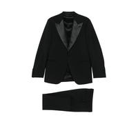 Black Shawl Lapel Waistcoat Set - male - Caruso - Single Breasted Suits - Black - 2XL - Suits 2XL