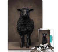 Black Sheep Adult Puzzles 1000 Pieces,Challenging To Complete But Fun And Humorous Birthday Present,Gifts,Wall Art 50x75cm