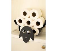 Black Sheep Toilet Roll Storage Toilet Roll Holder Marco Paul Black One Size