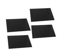 Black Sheet Blanks A4 Anodized Aluminum 4pcs for Laser Engraving