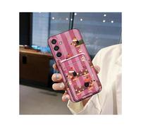 (Black Shell-Card Pack-Five Sausages, Samsung M16 5G/SM-M166P/F16 5G) Suitable for Samsung mobile phone case with ID card bag textured change card digital cartoon