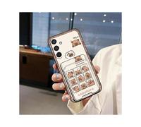 (Black Shell-Card Pack-Nine Squares Bara, Samsung M16 5G/SM-M166P/F16 5G) Suitable for Galaxy A56, GalaxyS25 Ultra Samsung mobile phone case with cute personality and card slot