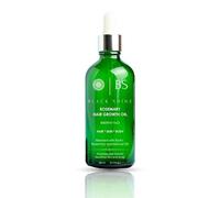 Black Shine Rosemary Oil for Hair Growth with Biotin - Nourishing Hair & Scalp Treatment, Strengthens Roots, Lightweight Non-Greasy Hair Oil for Women & Men