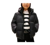 Black Shiny Hooded Jacket - female - Tommy Hilfiger - Winter Jackets - Black - 6 Y - Kids 6 Y