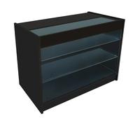 Shop Corner Counter Retail Storage Unit Showcase Display Cabinet 3 Colours