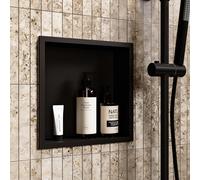 Black Shower Niche 305 x 305mm - Arissa