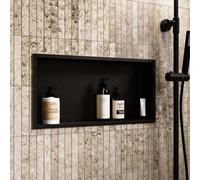 Black Shower Niche 610 x 305mm - Arissa