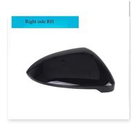 Black Side For Wing Mirror Cover For VW For Golf 7 For MK7 7.5 For GTD R | 2013-2019 Exterior rearview mirror cover Successful installation is achieved with just a few simple steps(Right)