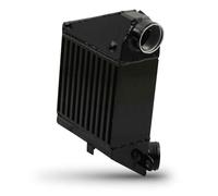 Black Side Mount High Flow Intercooler Core Compatible with W Golf MK4 1.8T GTI / 1.9TDI 96-06 Aluminum Direct Replacement Upgrade