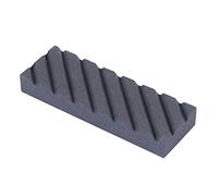 Black Silicon Carbide Grooved Flattening Stone Coarse Grinding Lapping Plate for Kitchen Whetstone Practical Tool for Whetstone Coarse Grinding Cooking Enthusiasts Kitchenware Collectors