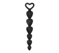 Silicone Anal Beads Black