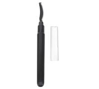 Black Silicone Eyelash Brush with Cover for Even Mascara Application | Portable Spoolie Design, Gentle Plastic and Silicone Construction, Shapes Brows or Lashes, for Commuting, Work Occasions