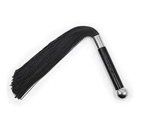 Black Silicone Flogger Whip