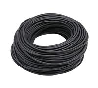 Black Silicone Foam Rubber Weather Seal Strip,1pcs Fluorine Solid, Diameter Dia 2-15MM Long 5mm O-Ring Bar, Not Foaming(Diameter 7mm,5M)
